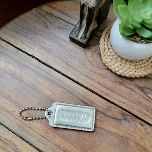 Coach hang tag bag charm pendant keychain NWOT